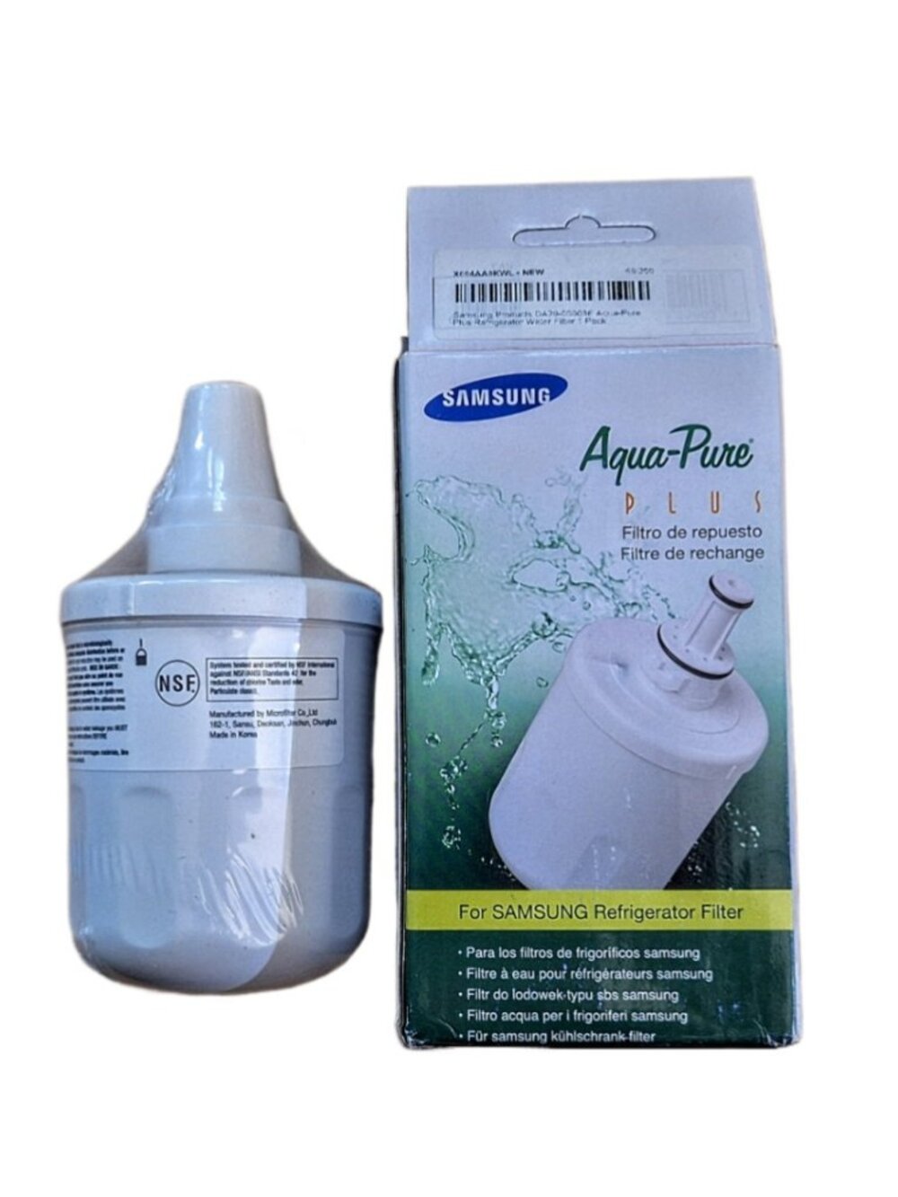 OEM Samsung DA29-00003F Aqua-Pure Plus Refrigerator Water Filter Chlorine Metals